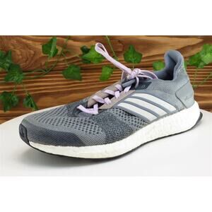 adidas Women Size 7.5‎ M Shoes Gray Running Mesh